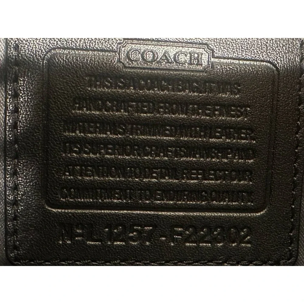 Coach Signature C Taylor Hobo Bag Black Grey Jacquard F22302 - 031 (25)